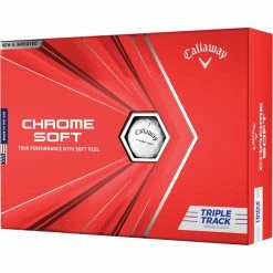 Best deal 🧨 Callaway Chrome Soft '22 Triple Track White Golf Ball 🎁