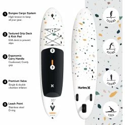 Best Pirce 😍 Hurley Advantage 10 Ft. Stand Up Paddle Board With Hikeable 🎒 Backpack 🎉 -Sports Outdoor Games Store unnamed file 344