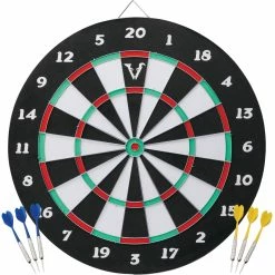 Promo 🛒 Viper Double Play Coiled Paper Fiber Dartboard With Darts 🧨
