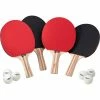Best Sale 🔥 Viper Two Star Tennis Table 4 Rackets And 6 Balls Set ✨