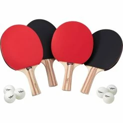 Best Sale 🔥 Viper Two Star Tennis Table 4 Rackets And 6 Balls Set ✨