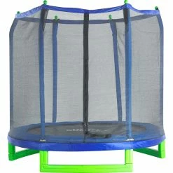 Outlet 🔥 UpperBounce 7 Ft. Indoor/Outdoor Classic Trampoline And Enclosure Set ✔️