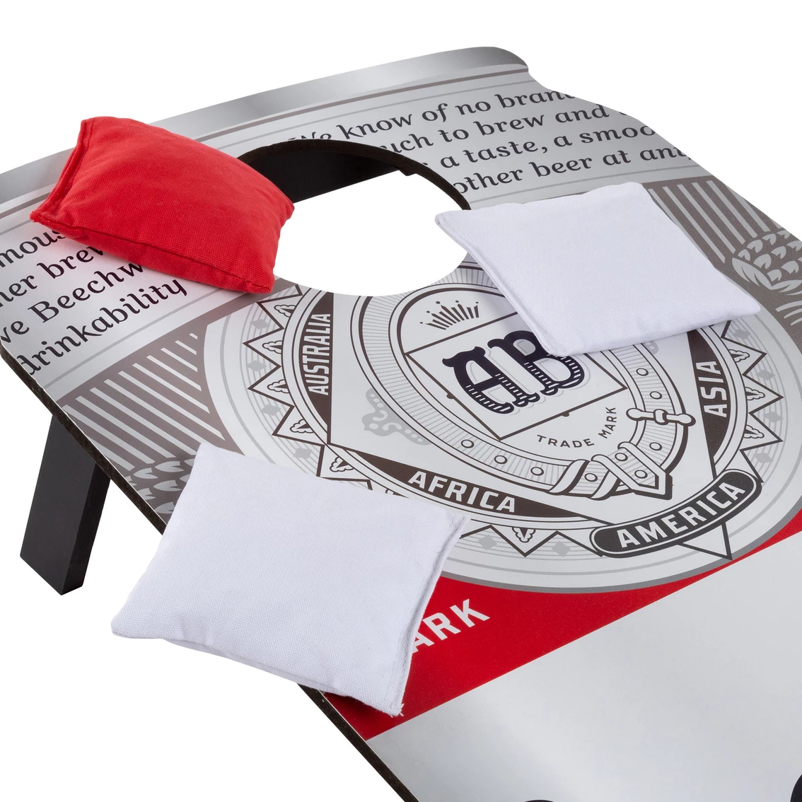 New 🔔 Hey! Play! Budweiser Can Cornhole Game Set ⭐ 4 New 🔔 Hey! Play! Budweiser Can Cornhole Game Set ⭐ - Image 2